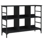 vidaXL Black Sideboard - Timeless Classic Engineered Wood Storage Cabinet with Adjustable Feet - Ideal for Living Room, Bedroom, or Office