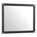 Intercon Laguna 46" Wide Bedroom Dresser Mirror, Weathered Steel