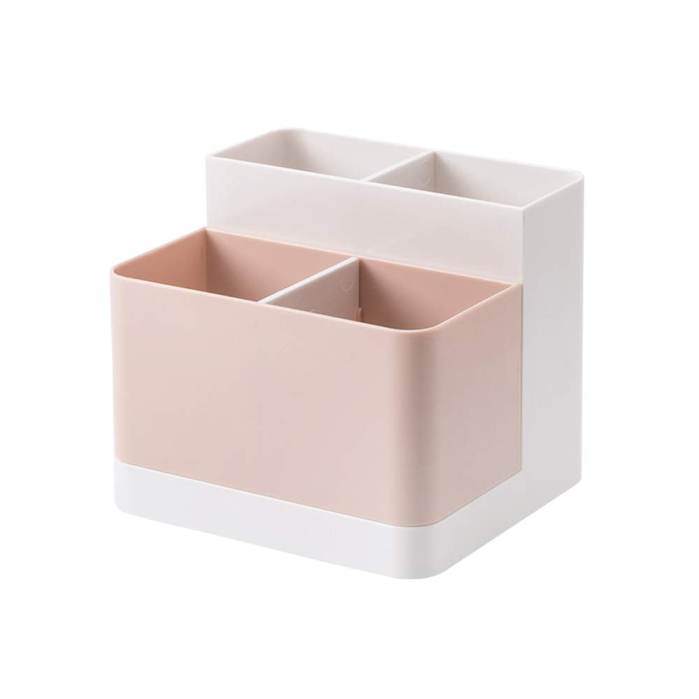 Poeland Desktop Storage Organizer Pencil Card Holder Box Container For Desk, Office Supplies, Vanity Table