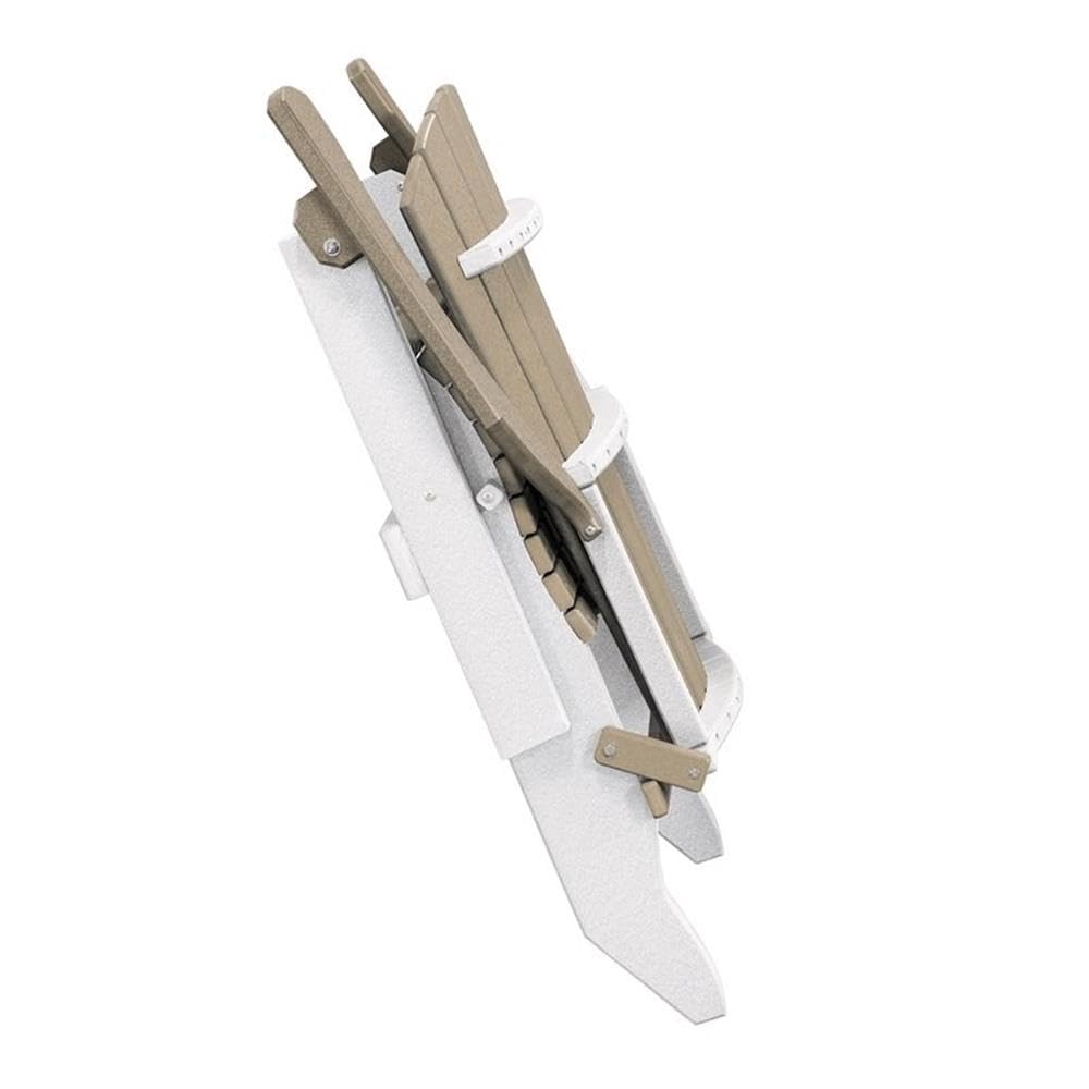 American Furniture Classics 519WWWT Folding Adirondack Chair - Thumbnail 2