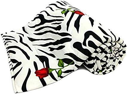 HOMOBITE Microfiber Reversible Single Bed Dohar AC Blanket | Dohar | Quilt | Duvet Floral Design Printed (Zebra, Single)