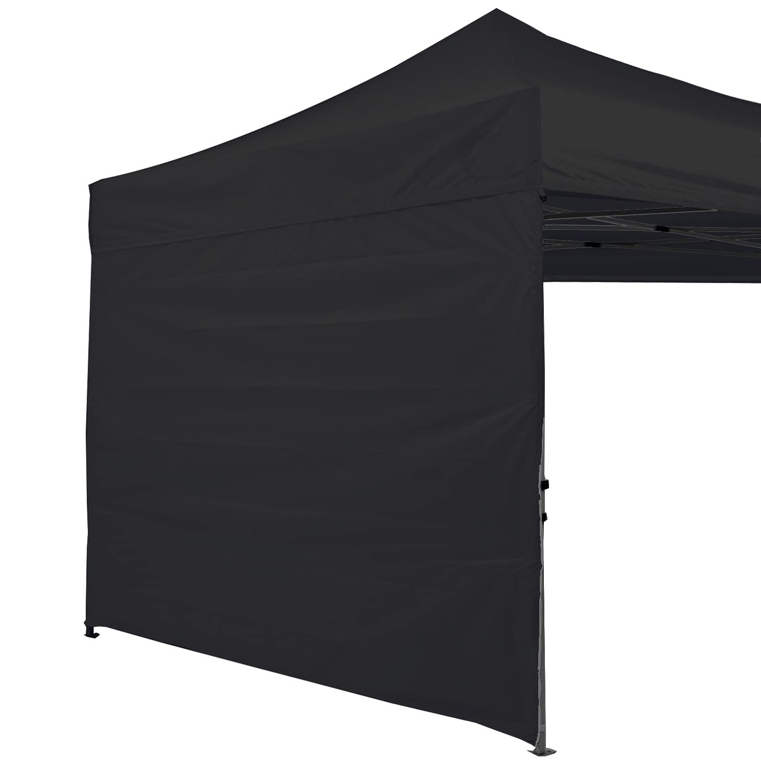 Abccanopy Instant Canopy Sunwall 10X10 Ft, 1 Pack Sidewall Only, Black