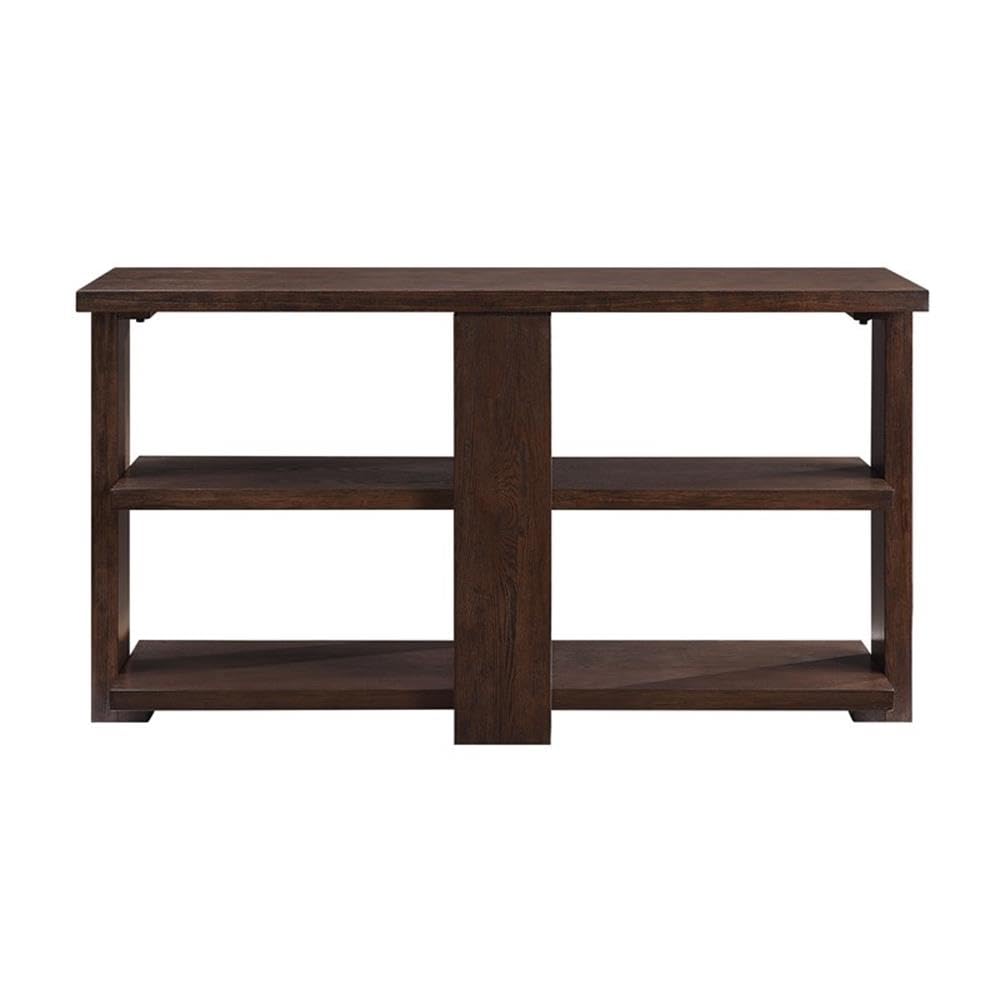 Acme Niamey 2-Shelf Wooden Living Room Console Table In Cherry