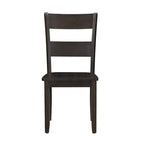 Acme Haddie Dining Side Chair in Distressed Walnut (Set of 2)