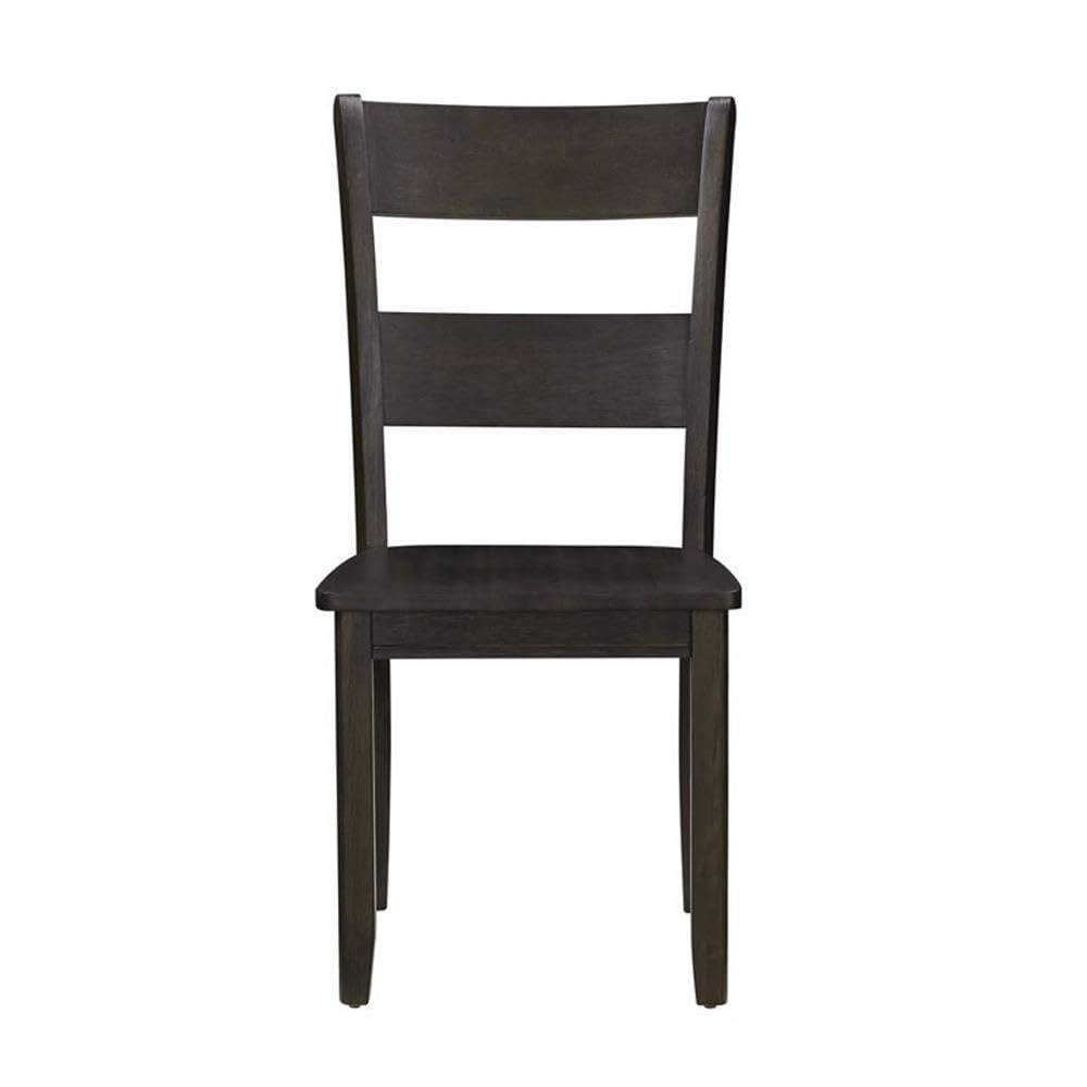 Acme Haddie Dining Side Chair in Distressed Walnut (Set of 2)