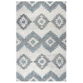 Rizzy Home Alora Decor Napoli 9' X 12' Southwestern Motifs Ivory/Ivory Hand-Tufted Area Rug