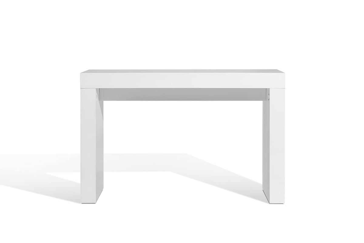 Neos Modern Furniture Console Table, White