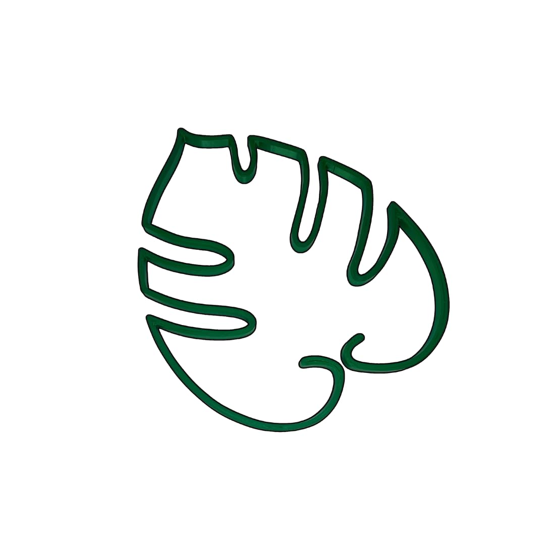 Monstera Leaf Plant Support | Unique & Aesthetic Monstera Plant Support | Keeps Plants Tame & Growing Vertical | Made In Usa (Gr