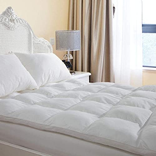 Extra Thick Mattress Topper Full For Firm Mattress, Plush & Soft Pillow Top Bed Topper For Cloud-Like Sleep & Back Pain Relief,
