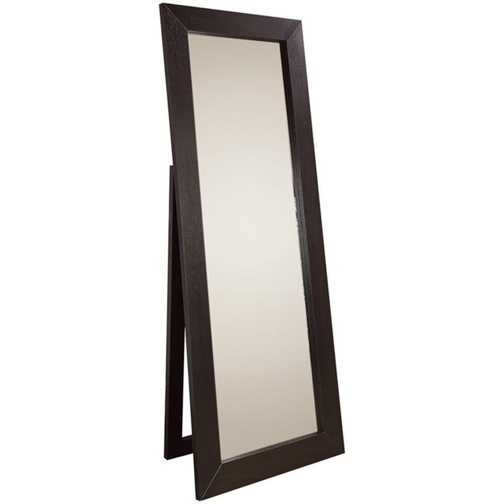 Coaster Home Furnishings 900453 Beveled Frame Floor Mirror Dark Cappuccino