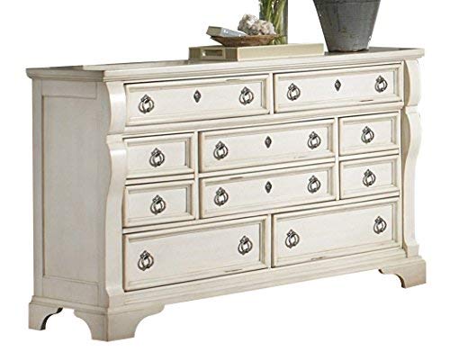 Heirloom Antique White Triple Dresser