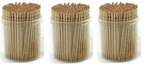 Norpro 1914 2.5 Ornate Wood Toothpicks 360 Count