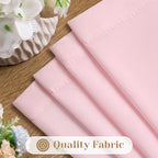 Homeideas Non-See-Through Light Pink Privacy Sheer Curtains 52 X 96 Inches Long 2 Panels Sheer Curtains Light Filtering Window Curtains Drapes For Bedroom Living Room