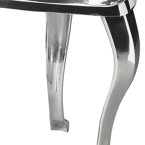 HomeRoots Modern Tripod Aluminum Stool