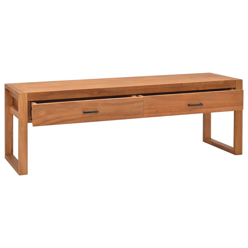 vidaXL Solid Teak TV Stand