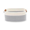 Sayna Textiles| Jute Cotton Storage Gift Basket, Rectangle Case For Closet, Packing, Wedding Organizer Box Jute Basket Handwoven