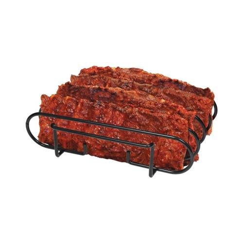 Brinkmann 812-9236-S Non-Stick Rib Storage Rack, 11.5 X 10.25 X 2.25 In, Black, Steel