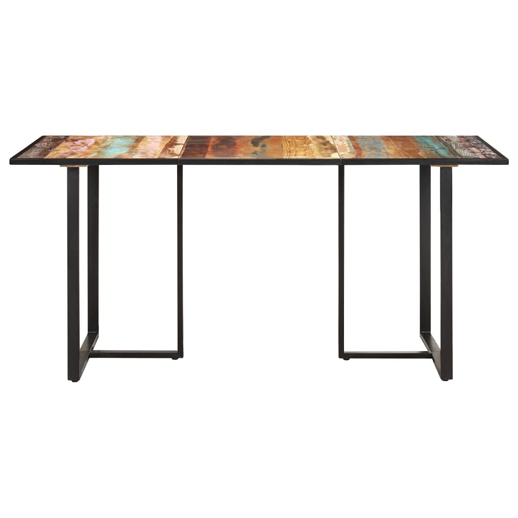 CHARMMA Dining Table 63&quot; Solid Reclaimed Wood