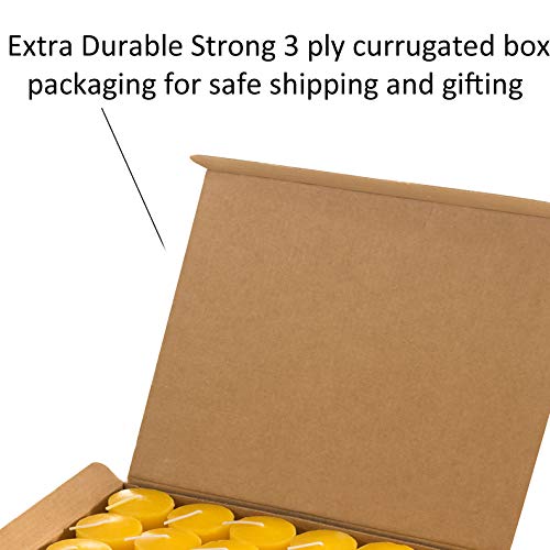 Candle Charisma Citronella Scented Votive Candles - 10 Hour Burn Time - Set Of 72 For Dinner, Wedding, Halloween And Holiday Dec