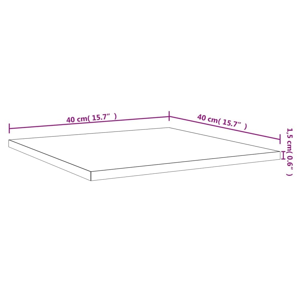vidaXL Bookshelf Boards 4 pcs Set in Modern Sonoma Oak - 15.7x15.7x0.6 - Space-Saver and Easy-to-Glean Engineered Wood Shelves