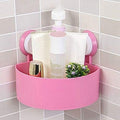 TOPHAVEN Bathroom Kitchen Storage Organize Shelf Rack Triangle Shower Corner Caddy Basket with Wall Mounted Suction Cup (Pack of