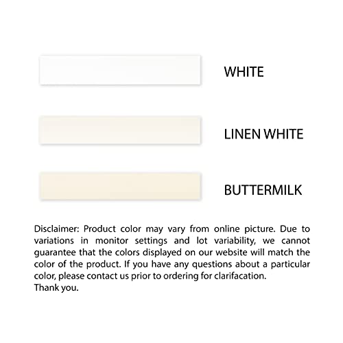 East West Furniture KES-WHI-W Kenley Counter Height Dining Napoleon Back Solid Wood Seat Chairs, Set of 2, Buttermilk & Cherry