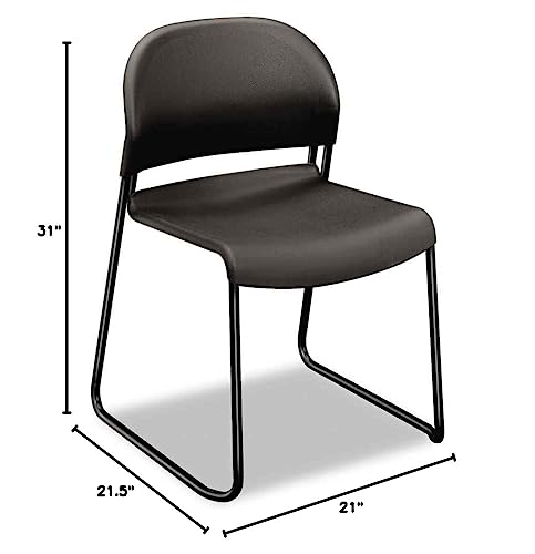 Hon 4030 Series Armless Stacking Chair (Set Of 4) Seat Finish: Lava