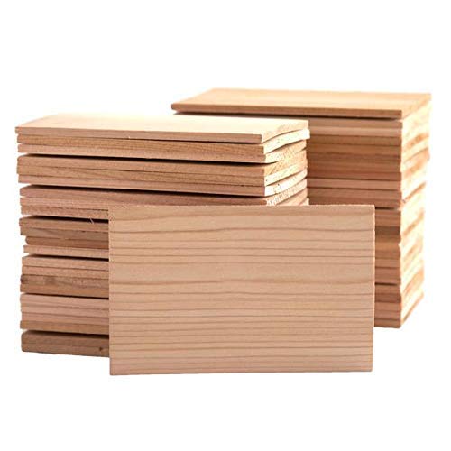 50 Pack Small 4.75X6.75 Cedar Grilling Planks - Bulk Quantity For Restaurants And Chefs