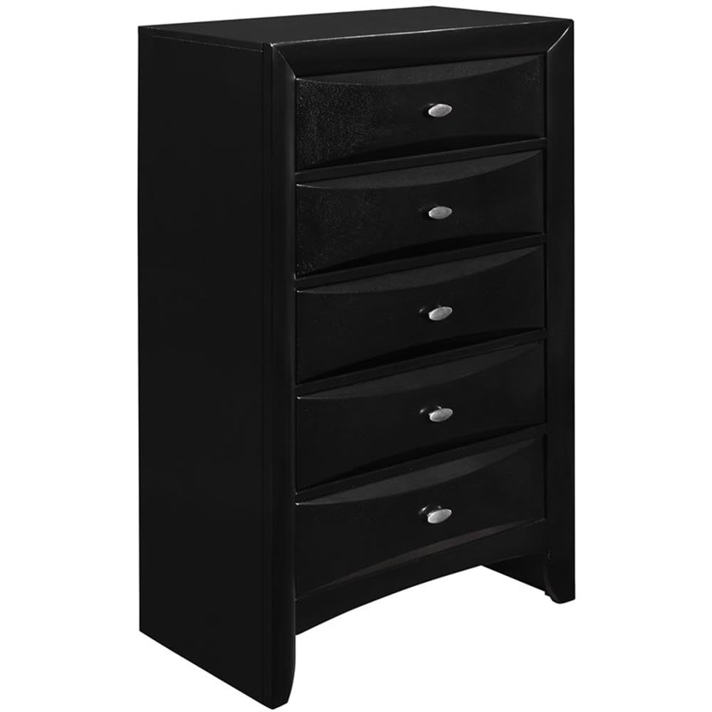 Global Furniture Linda Black, Chest Of Drawers