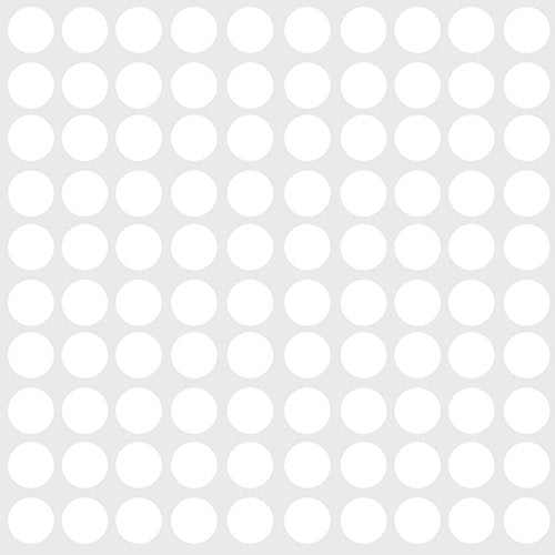 Innovative Stencils Polka Dot Wall Decal Nursery Kids Room Peel and Stick Removable Sticker Circle Pattern Decor #1326 (2 (100 D