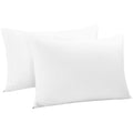 Uxcell Pillowcases Weave From 100% Egyptian Cotton, Breathable Soft Pillow Cases With Zipper Closure, 2 Pcs Snow White Pillow Co