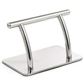Ratison Office Table Home Study Table Salon Beauty Parlour Steel Ergonomic Foot Rest For Office Home In Stainless Steel (Steel F