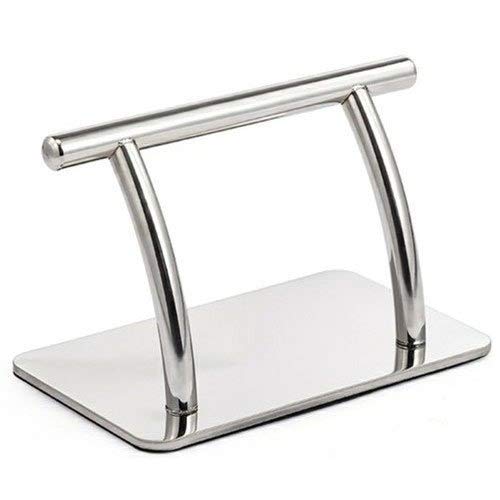 Ratison Office Table Home Study Table Salon Beauty Parlour Steel Ergonomic Foot Rest For Office Home In Stainless Steel (Steel F