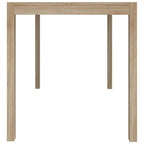 Vidaxl Dining Table In Scandinavian Style, Solid Acacia Wood With Brushed Finish, Stable And Durable Build, 43.3"X27.6"X29.5" Size - Perfect For Family Dining