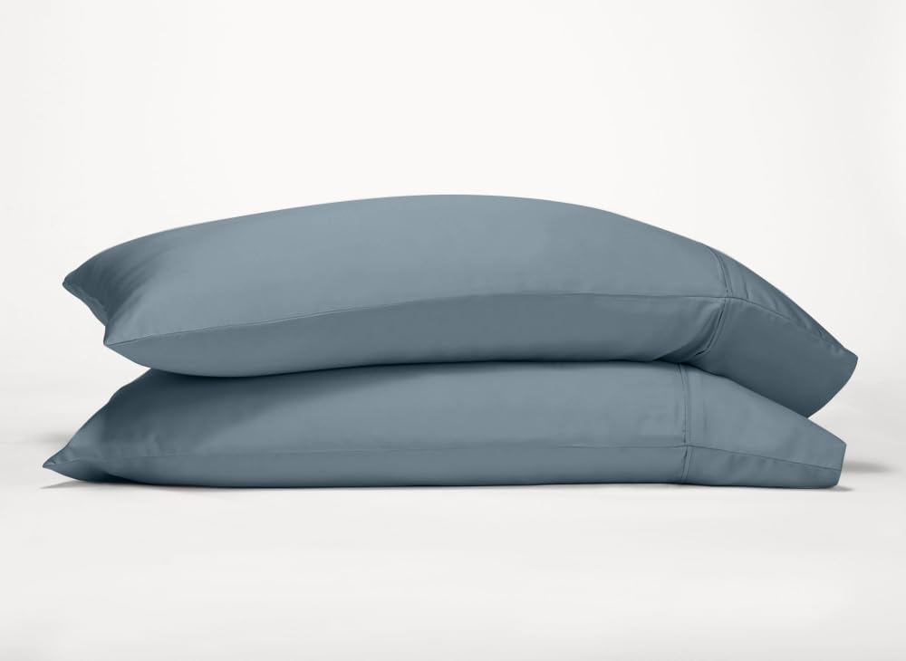 Gokotta Envelope Pillow Cases King Size 2 Pack, 100% Rayon Made From Bamboo Cooling Pillowcases Soft And Silky For Hair And Face