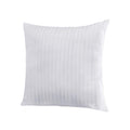 Evz Homie Premium Stuffer Pillow Insert Sham Square Form Polyester, 20' L X 20' W, Standard White Striped, For 20' Covers
