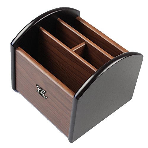 Ycl Yuchunlin Rotating Remote Control Holder, Pen Holder For Desk,Wooden Remote Storage Organizer,Tv Remote Control Caddy@Ycl872