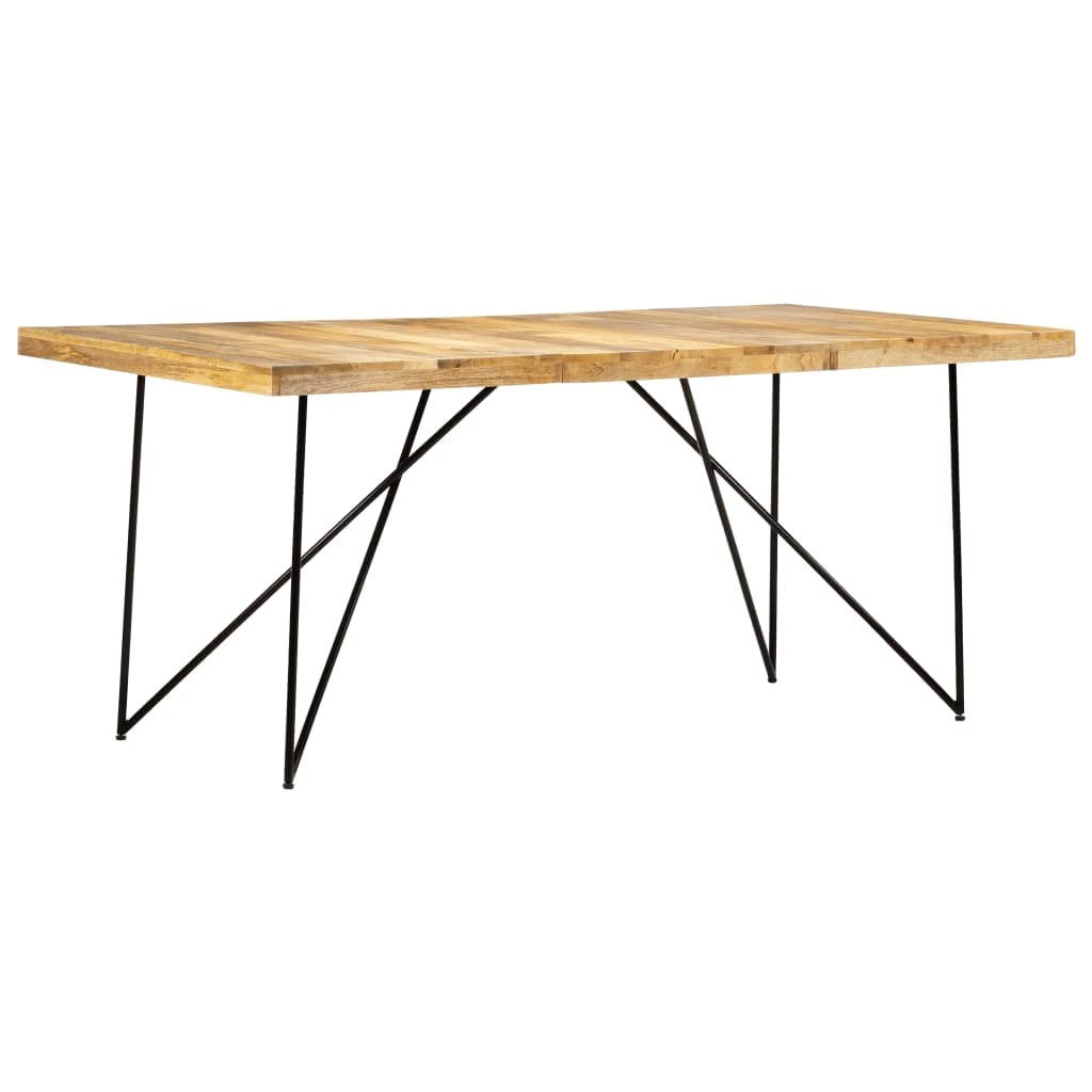 vidaXL Dining Table 70.9&quot;x35.4&quot;x30&quot; Solid Mango Wood