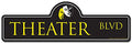 Theater Street Sign | Indoor/Outdoor | Funny Home D  Cor For Garages, Living Rooms, Bedroom, Offices | Signmission Personalized