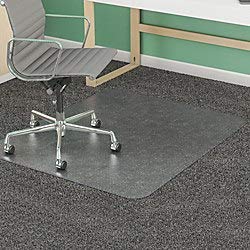 Supermat Medium Pile Carpet Beveled Edge Chair Mat Size: 45' X 53'