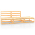 vidaXL Garden Furniture Set 3 Pieces Solid Pine Wood