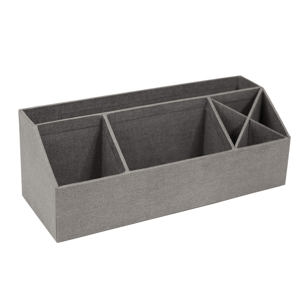 Bigso Box Of Sweden Elisa Desktop Organizer | Durable Organizer For Office Supplies & Accessories | Desk Organizer W/ 7 Compartm