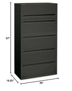 700 Series Drawer File Finish: Charcoal