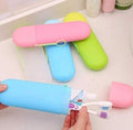 Mystte Travel Toothbrush Toothpaste Case Holder Portable Toothbrush Storage Holder Plastic Toothbrush Holder Pack of 3
