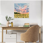 Sylvie Kansas Framed Canvas by Emily Kenney