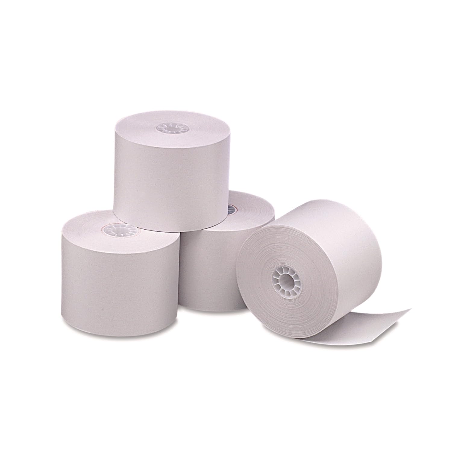 Single-Ply Thermal Cash Register/Pos Rolls, 2.25' X 165 Ft., White, 6/Pk