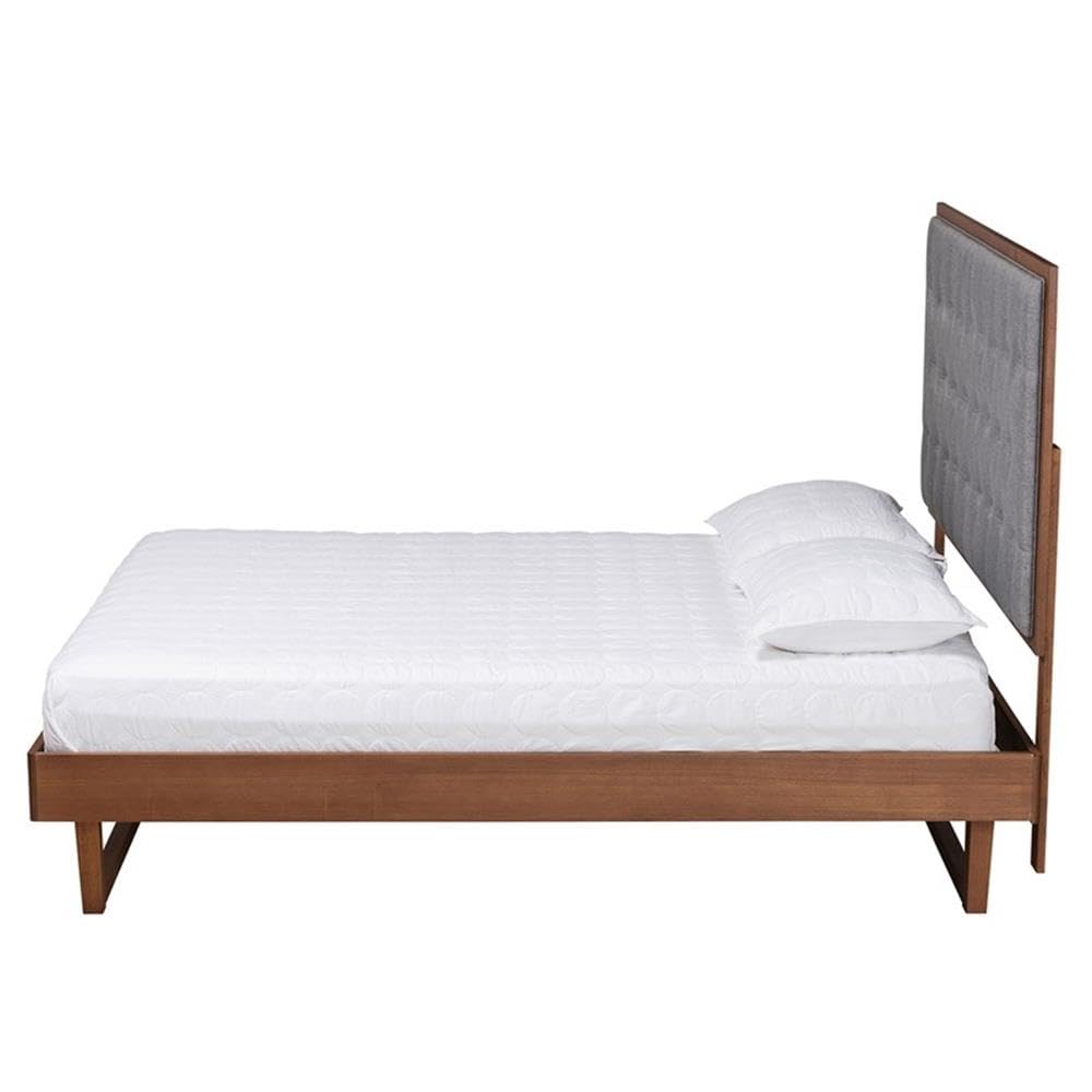 Baxton Studio Bryn King Panel Platform Bed - Thumbnail 5