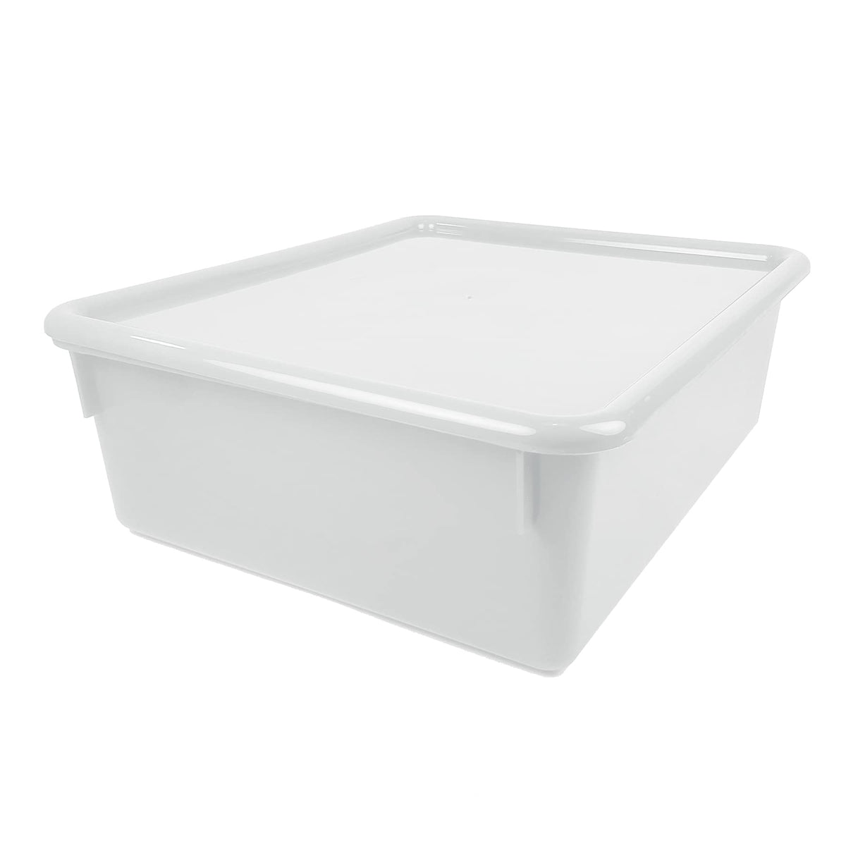 DOUBLE STOWAWAY W/LID CLEAR
