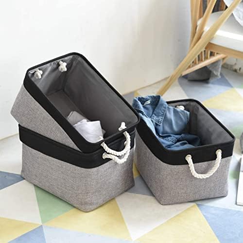 Thewarmhome Storage Basket For Organizing- 16X12X8 Inch 1 Pack Fabric Storage Cubes, Bins For Organization For Shelves Organizer