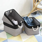Thewarmhome Storage Basket For Organizing- 16X12X8 Inch 1 Pack Fabric Storage Cubes, Bins For Organization For Shelves Organizer